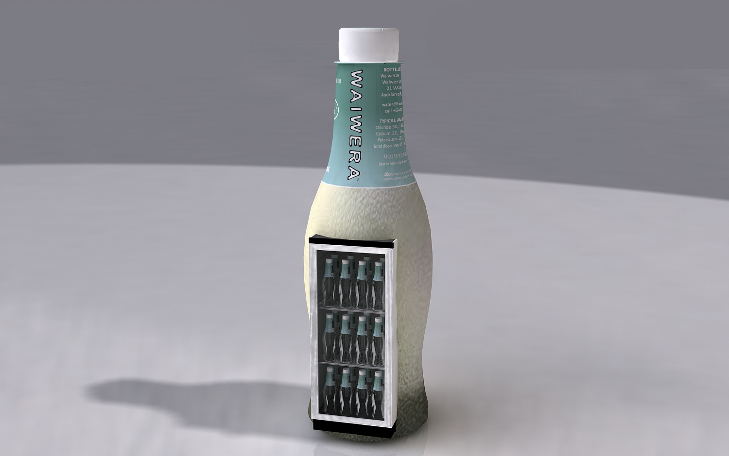 WAIWERA Bottle Fridge IN View 1