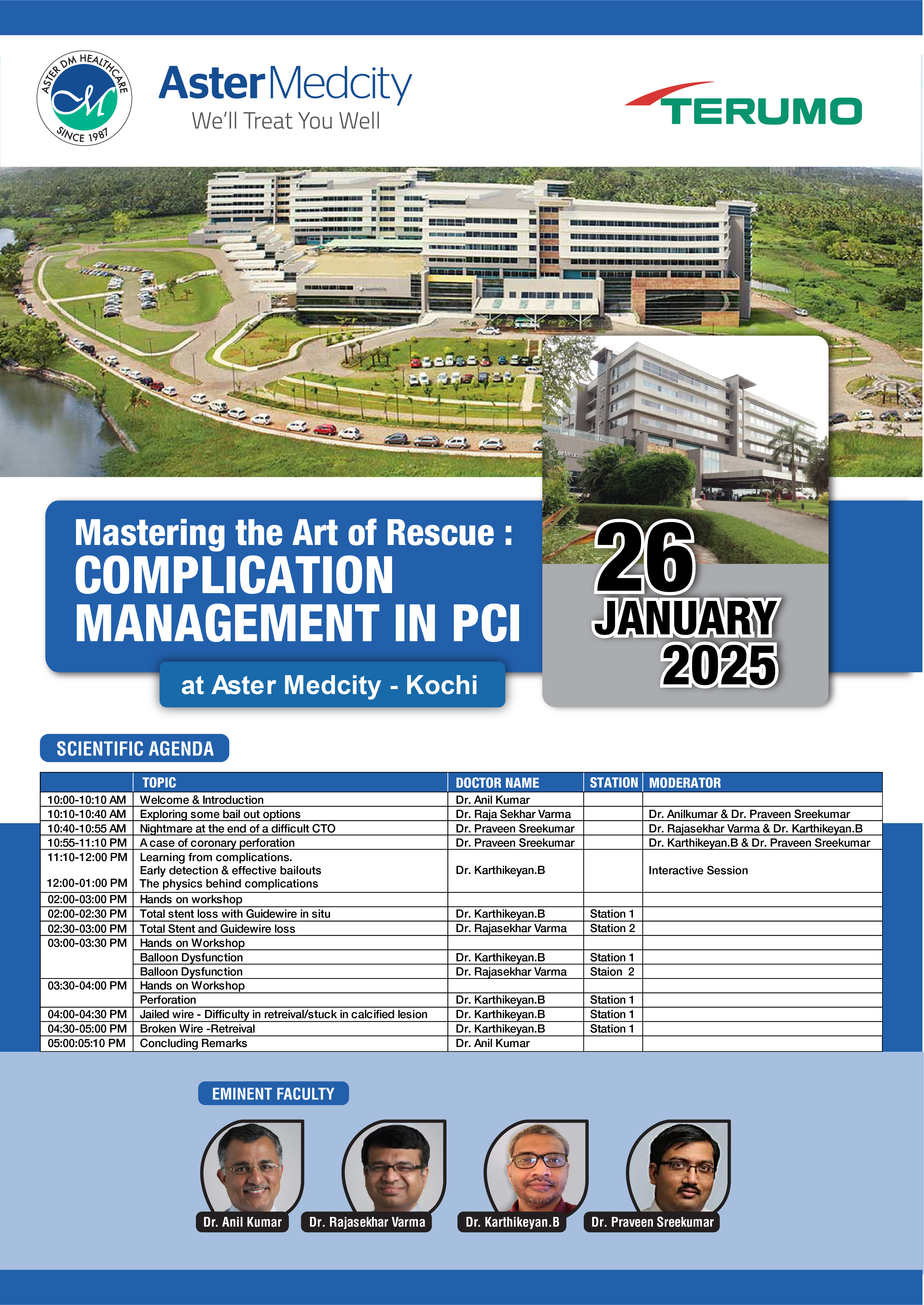 Complication Management in PCI - ASTER 26 JAN 2025